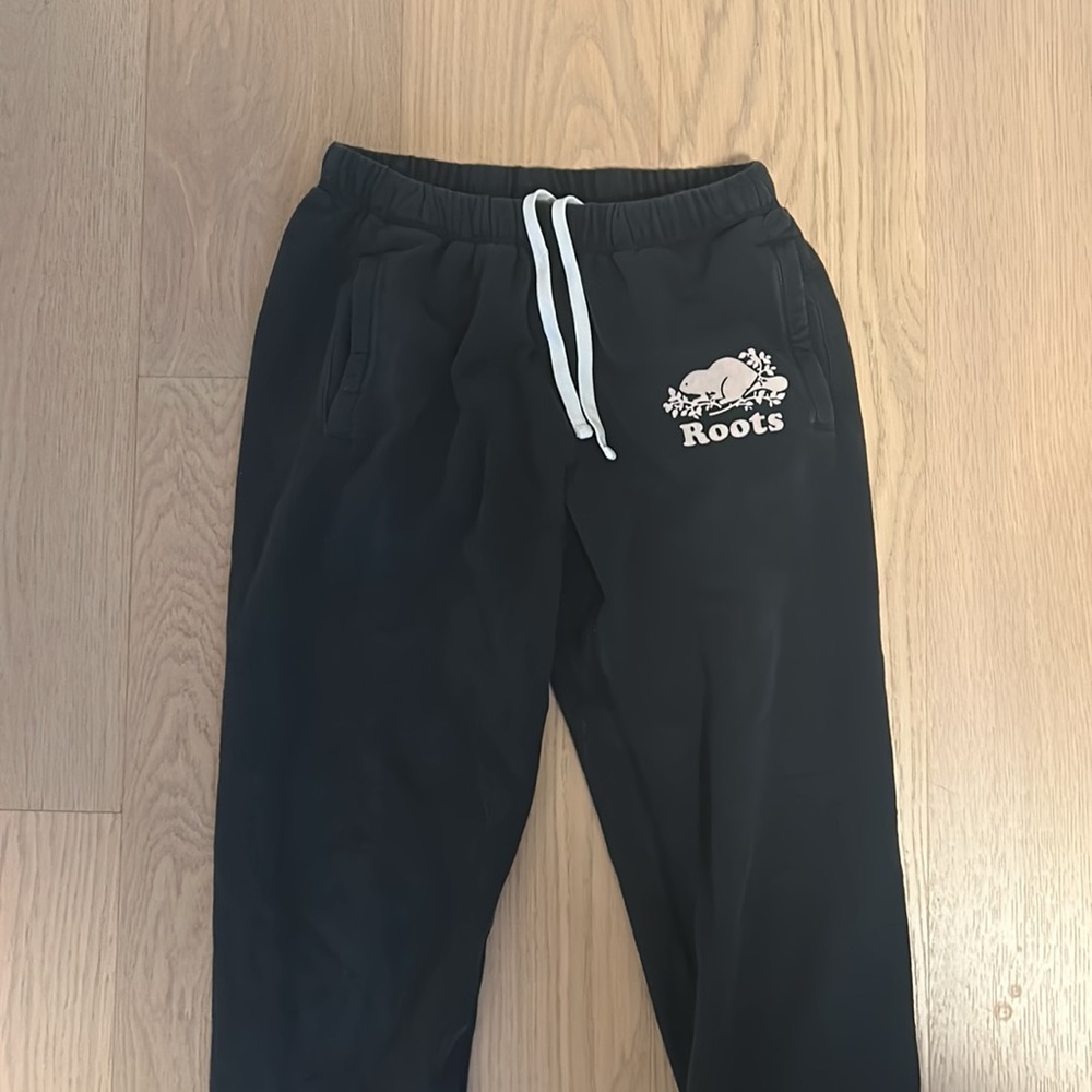 Roots Boyfriend Sweatpants- Black